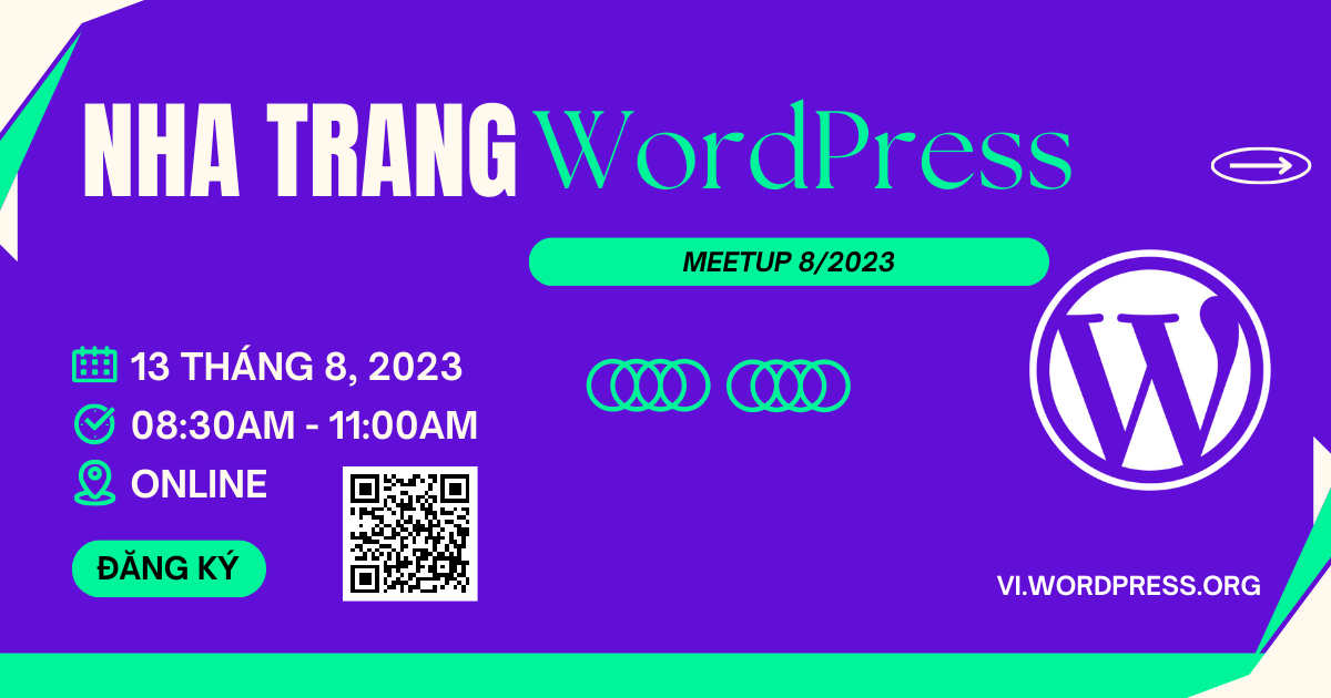 Nha trang wordpress meetup 82023