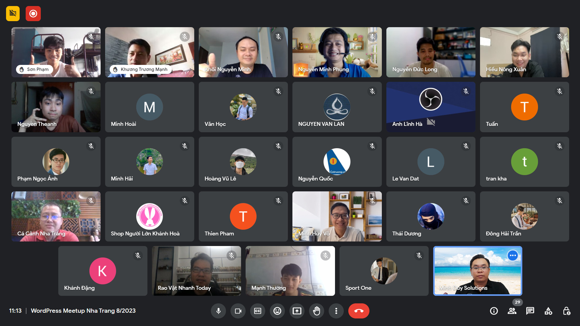 Recap nha trang wordpress meetup 8 2023